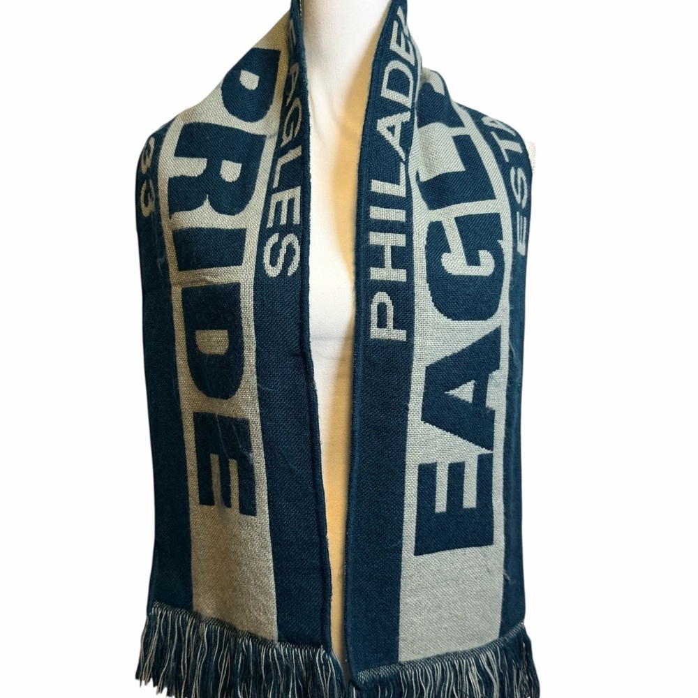 Philadelphia Eagles Fan Scarf - Green and Gray Team Knit